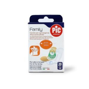 بيك فاميلي لصقات جروح - 20 لصقة متعددة الاحجام