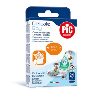 بيك ديليكيت لصقات جروح للأولاد - 24 لصقة متوسطة الحجم