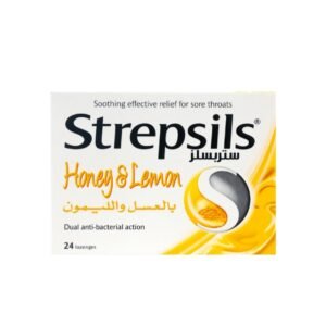 ستربسلز اقراص استحلاب بالعسل والليمون 24 قرص