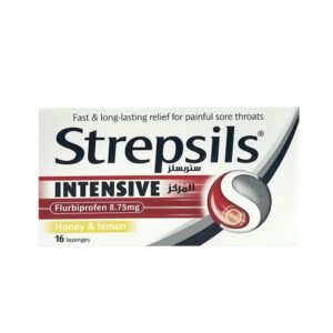 ستربسلز المركز اقراص استحلاب بالعسل والليمون 16 قرص