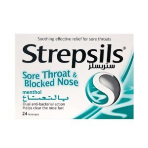 ستربسلز اقراص استحلاب بالنعناع 24 قرص