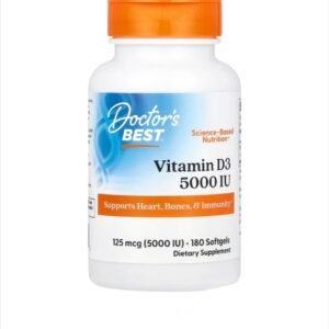 دكتورز بيست‏ فيتامين دي ثري 125 مكجم (5000 وحدة دولية) 180 كبسولة هلامية