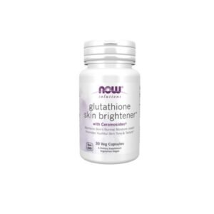 ناو سوليوشنز مفتح للبشرة بالجلوتاثيون مع سيراموسايدز 30 كبسولة نباتية